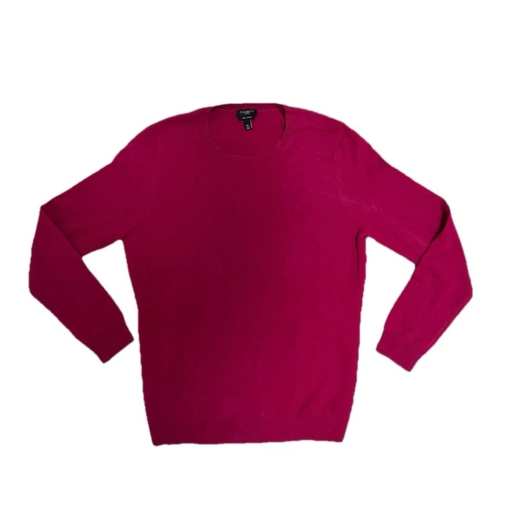 Talbots Classic Cashmere Pinkish Women’s Preppy Pullover Sweater Sz MP